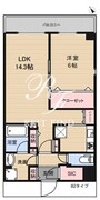 アーバンパーク東日暮里 601 間取り図