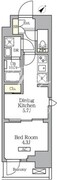 グランエール西日暮里サウス 203 間取り図