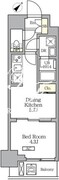 グランエール西日暮里サウス 302 間取り図