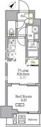 グランエール西日暮里サウス 402 間取り図