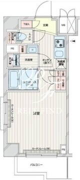 ルーブル本羽田 504 間取り図