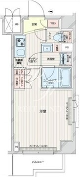 ルーブル本羽田 501 間取り図