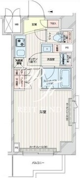 ルーブル本羽田 301 間取り図