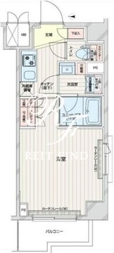 ルーブル本羽田 101 間取り図