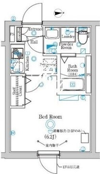 ラフィスタ蓮根 302 間取り図