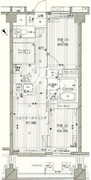 コスモリード西馬込 508 間取り図