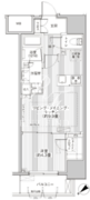 サンウッド東日本橋フラッツ 405 間取り図