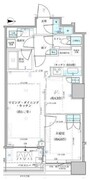 パークタワー勝どき S-1019 間取り図