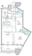 パークタワー勝どき S-1409 間取り図
