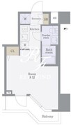 ガリシア代々木 102 間取り図
