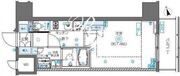 ズーム東新宿 702 間取り図