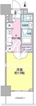 スタイリオ品川中延 606 間取り図