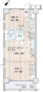 エスティメゾン豊洲レジデンス E-832 間取り図