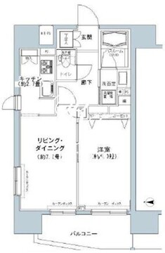 パークキューブ板橋本町 1307 間取り図