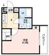 カレッツァ足立入谷 201 間取り図