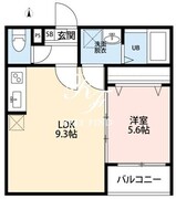 カレッツァ足立入谷 103 間取り図