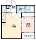 カレッツァ足立入谷 102 間取り図