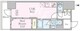 ガーデンザヴィス木場 801 間取り図