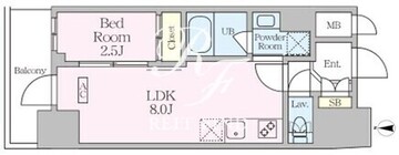 ガーデンザヴィス木場 802 間取り図