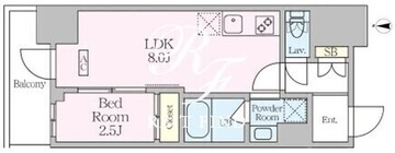 ガーデンザヴィス木場 901 間取り図