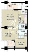 ガーデニエール砧レジデンス 711 間取り図