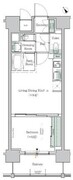 ワンルーフレジデンス台東根岸 1303 間取り図