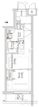 リルシア馬込 203 間取り図