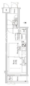 リルシア馬込 204 間取り図