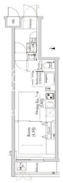 リルシア馬込 304 間取り図