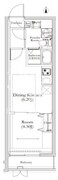リルシア馬込 104 間取り図
