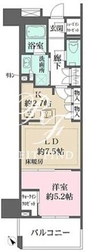 ザ・パークハウス赤羽フロント 703 間取り図