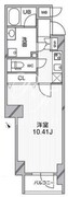 ルクレ西馬込 208 間取り図