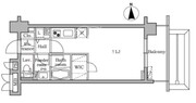 レジディア大井町2 903 間取り図