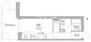 グランデュオ桜新町 102 間取り図