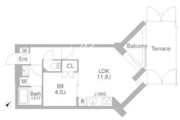 グランデュオ桜新町 104 間取り図