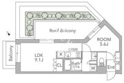 グランデュオ桜新町 302 間取り図