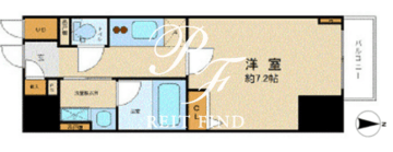 ズーム九段下 202 間取り図