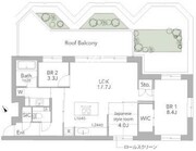 グランデュオ桜新町 402 間取り図