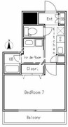 レヴァンテ浅草 502 間取り図