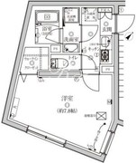 ベルシードステアー武蔵小山 303 間取り図