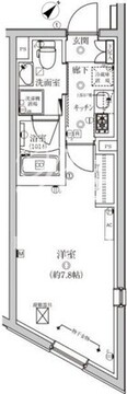 ベルシードステアー武蔵小山 302 間取り図