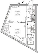 ベルシードステアー武蔵小山 201 間取り図