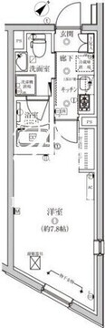 ベルシードステアー武蔵小山 102 間取り図