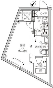 ベルシードステアー武蔵小山 101 間取り図