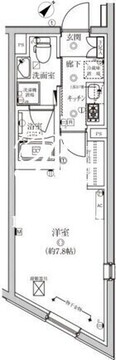 ベルシードステアー武蔵小山 402 間取り図