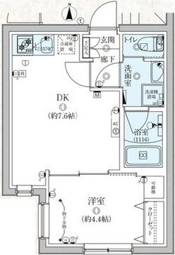 ベルシードステアー大森北 101 間取り図