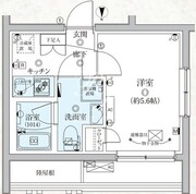 ベルシードステアー大森北 502 間取り図