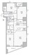 ディームス方南町 1203 間取り図