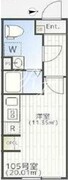 THE PARK EXIA 大崎 105 間取り図
