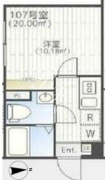 THE PARK EXIA 大崎 107 間取り図